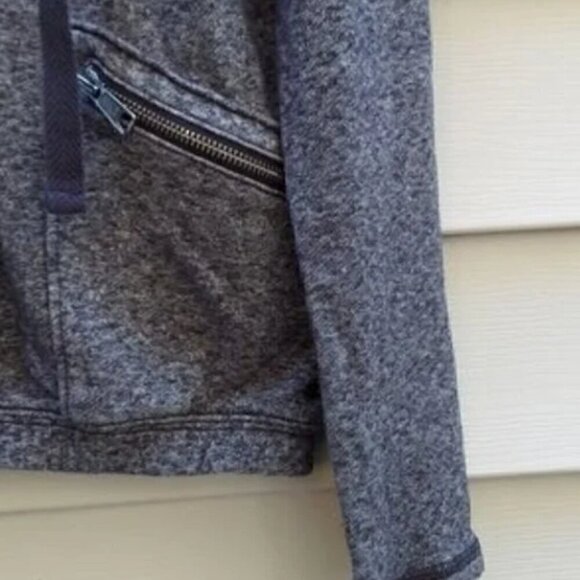 American eagle jacket Gray Size SP Zip Up Sweatshirt jacket With Hood Activewear - Picture 3 of 5